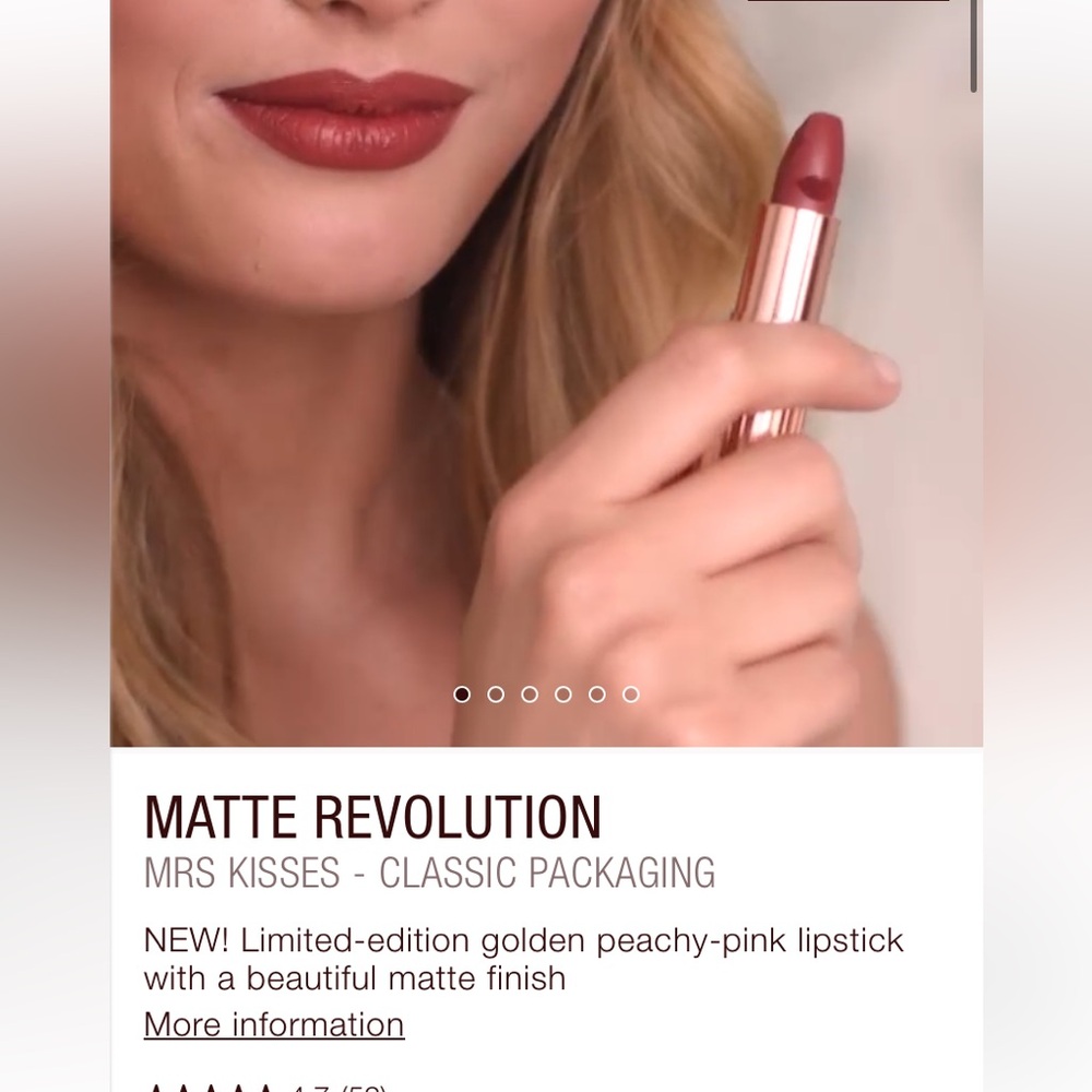 Charlotte Tilbury Mrs Kisses Lipstick